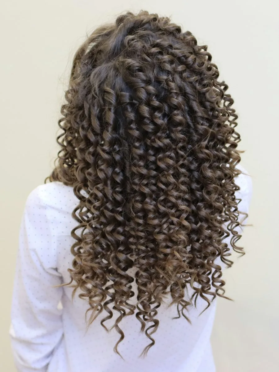 Defined spiral curls